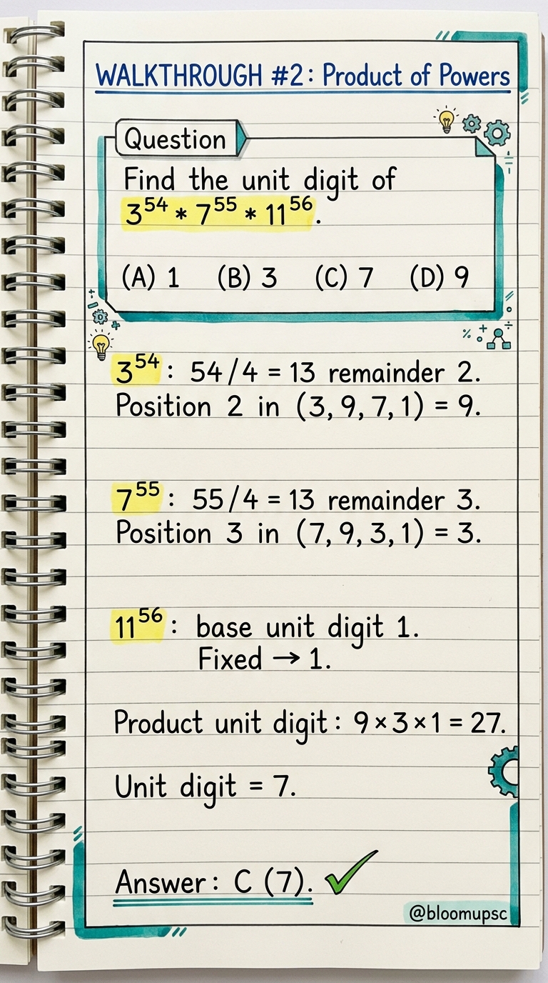 Unit Digit Mastery — page 11